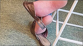Dirty feet and soles from office