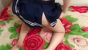 Dirty russian teen 18+ girl fucks on her 18th birthday & gets cum inside