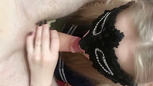 Dirty russian teen 18+ girl fucks on her 18th birthday & gets cum inside