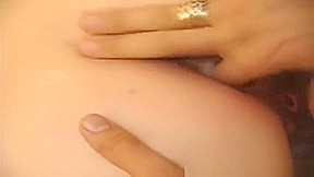 Divine brunette slut is stretched by an amazing sex toy