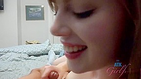 Dolly Leigh Wraps Her Feet, Mouth, and Hand Around that Cock