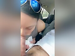 Dominican White Giving Sloppy Blow Job Pt 2