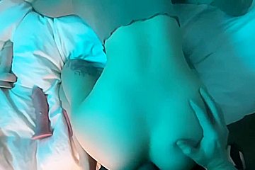 Double Penetration With Boyfriends Cock And A Thicc Dildo Makes Her Squirt (petite Emo Slut)
