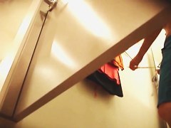 Dressing room scenes with hot ass and beaver