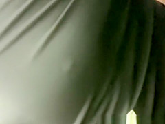 Dude rubs his crotch in woman's ass