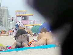 EXHIBITIONIST WIFE #99- HEATHER TAKES HER HUBBY HER GIRLFRIEND TO THE NUDE BEACH! WE MEET HER FRIEND