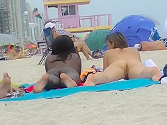 EXHIBITIONIST WIFE #99- HEATHER TAKES HER HUBBY HER GIRLFRIEND TO THE NUDE BEACH! WE MEET HER FRIEND