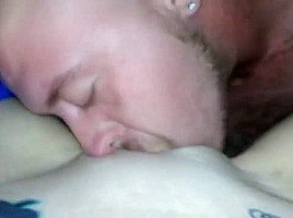Eating and worshipping wife's pussy