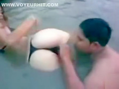 Eating ass in the lake is really hot