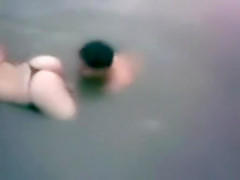 Eating ass in the lake is really hot