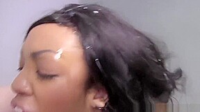 Ebony Amber Steel Gets On Her Bf
