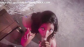 Ebony Mya Mays gets her fit body rocked by Johnny