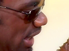 Ebony Princess In Stockings Loves A Long Black Cock In All Her Fuckholes