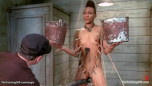 Ebony Trainee Sucking Huge Dick To Gimp - Nikki Darling And Nikki Darlin