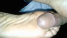 Ebony milf who likes giving footjobs