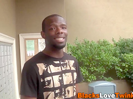 Ebony stud drills twinks