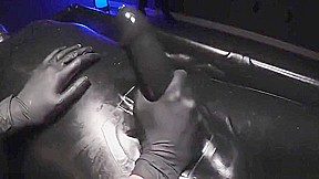 Elise Graves - Trapped In Latex Vacbed And Fucked