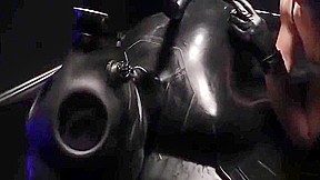 Elise Graves - Trapped In Latex Vacbed And Fucked