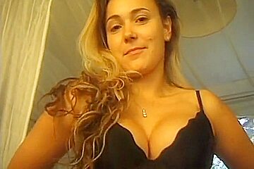 Elitas First Porn Performance Is A Busty Blonde Whore Who