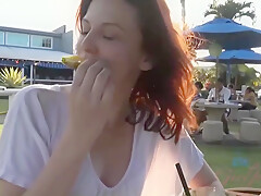 Emma Evins In Hawaiian Desert And Creampie