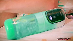 Emmanuel Kokichi In Cute Latino Twink Using An Automatic Masturbator Toy For The First Time