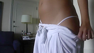 Erotic buttplay at the balcony