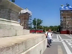 Euro Slut Sucks And Fucks Outdoors In Paris