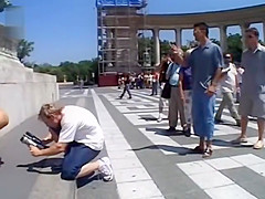 Euro Slut Sucks And Fucks Outdoors In Paris