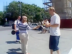 Euro Slut Sucks And Fucks Outdoors In Paris