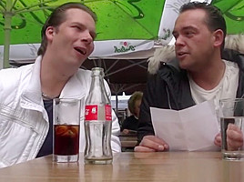 Euro hooker sits on sex trip guys face