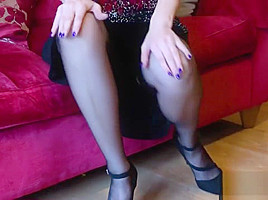 EuropeMaturE Horny Old Woman Solo Striptease