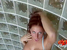 Eve Laurence In Redhead Eve Handjobs Ends With Jizz On Her Big Tits
