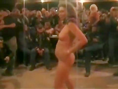 Exhibitionist MILF Baby Ruthie at biker rally