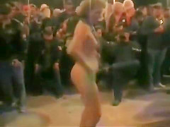 Exhibitionist MILF Baby Ruthie at biker rally