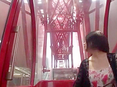 Exotic Japanese chick in Fabulous Stockings, Handjobs JAV movie