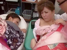 Exotic Japanese model in Horny Group Sex JAV video