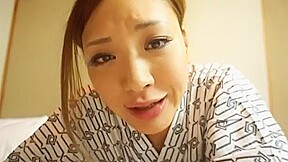 Exotic Japanese whore Mio Kuraki in Crazy POV, Blowjob JAV movie