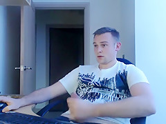 Exotic male in best amateur, handjob homosexual sex scene