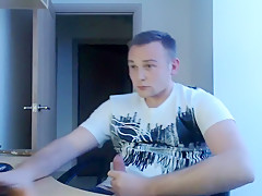 Exotic male in best amateur, handjob homosexual sex scene