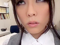 Fabulous Japanese whore Mikuri Kawai in Crazy Facial, Threesomes JAV clip