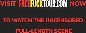 Face Fuck Tour - Blonde Vixen Candee Licious Feeds On Cock Meat Only