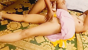 Fair Intercourse In Yellow Sari With Domestic Wife