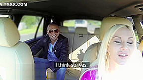 Female Fake Taxi Italian tourist fucks sexy busty blonde