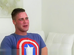 Female casting agent pussylicked on couch