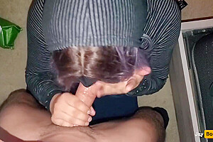 Femboy Swallows My Nut Twice And Keeps Sucking For More