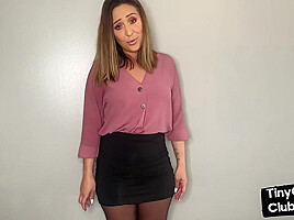 Femdom SPH solo babe insults small dicks in dirty talk video