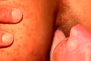 Fervent redhead blows gets rimming