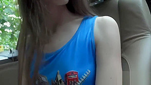 Fervid teen 18+ sucks penis in pov and gets tight slit plowed