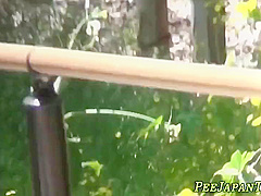 Fetish Asian Pees Outside