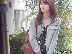 Fetish Asian Pees Outside